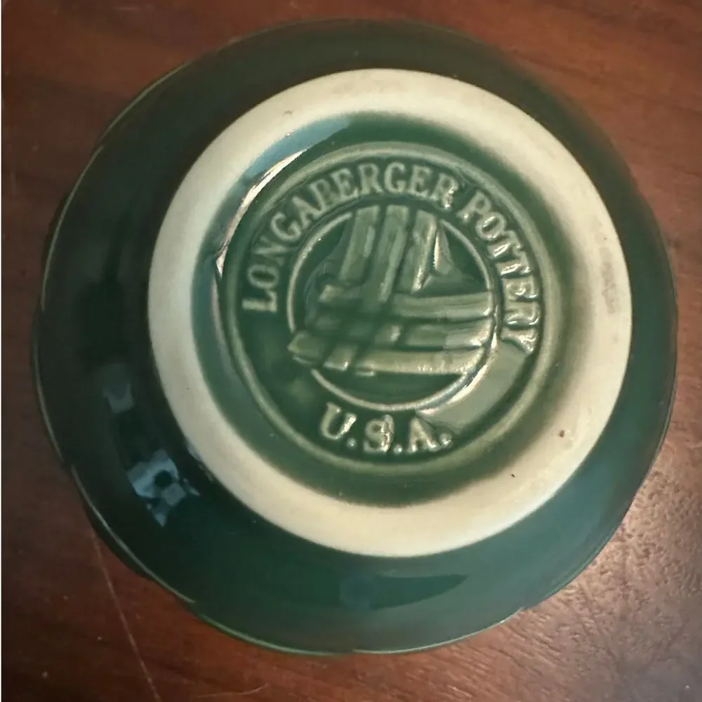 Woven Traditions Ivy Green Bowl by LONGABERGER Dessert Bowl Spice Bowl